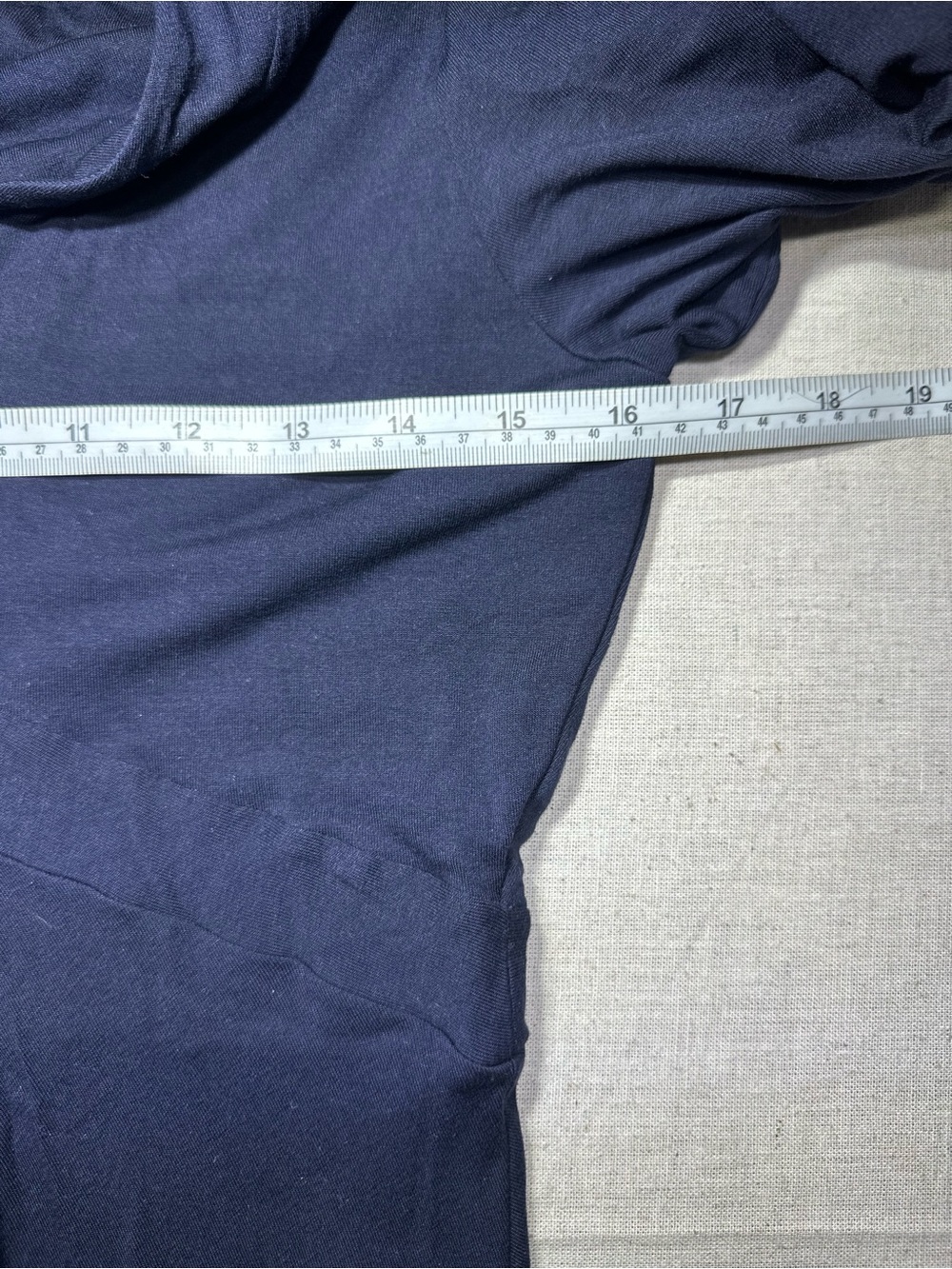 Boden Navy Short-Sleeve V-Neck Maxi Dress women’s size 4 stretch fabric. #cbk - Picture 5 of 9